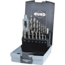 RUKO 245004RO High-Speed Steel Tap and Die Set - M3 to M12