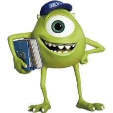 Miniature PVC Bullyland Mike - Disney Monsters Inc.