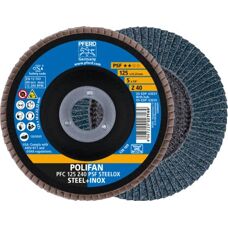 PFERD Polifan PFC 125 Z120 PSF Steelox - Tarcza szlifierska