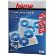 Hama Stockage CD-ROM - 6 Disques Transparent A4
