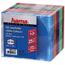 Hama Tunna CD-etiketter Pack av 25 - Flerfärgad