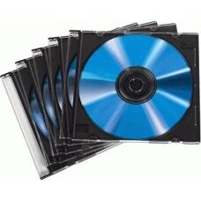 Boîtier CD Slim Hama - Pack de 50 - Transparent - Pour 1 Disque