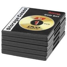 Hama DVD-fodral - Pack om 5 - Svart - DVD-lagring