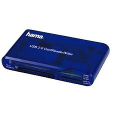 Hama 35-in-1 USB Kartenlesegerät - Blau
