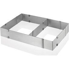 Stampo da forno regolabile Kuchenprofi - Acciaio inox