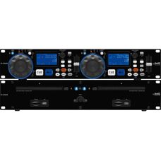 Monacor CD-230USB Dubbla DJ- och MP3-spelare - Svart