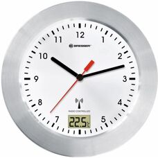 Bresser MyTime Badklok met Temperatuur - Modern, Wit
