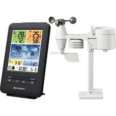 Bresser Schwarze LCD Wi-Fi Wetterstation - Wetterstation