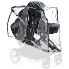 Hauck Turbo Duo / Roadster Duo Housse de pluie - Accessoire pour poussette