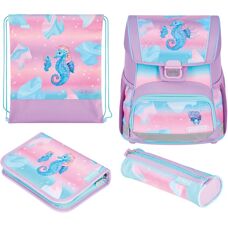 Herlitz Schulranzen-Set Loop Plus Ocean Lights - Rucksack