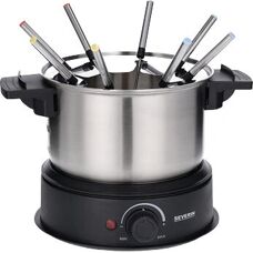 Severin FO 2470 - Preto, Aço inoxidável - Conjunto de fondue