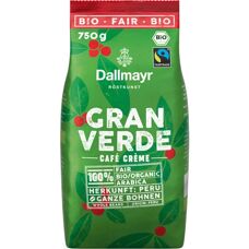 Dallmayr Bio Arabica Kaffee - Fairtrade, Peru, 750 g
