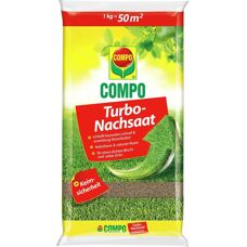 COMPO Turbo Resembrado - Mezcla de semillas de césped - 1kg
