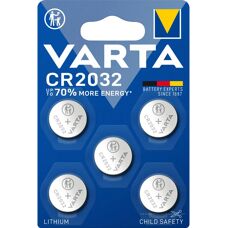 Varta CR2032 Lithium Batteri - 230mAh - 3V - Knappen
