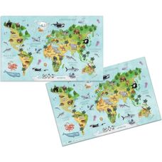 HERMA Többszínű Világtérkép Íróasztali Alátét - 550x350mm