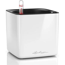 LECHUZA CUBE Maceta de Interior Blanco - Maceta Autorriego