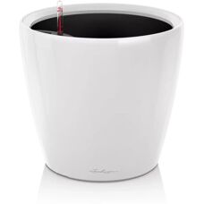 Maceta autorriego Lechuza Blanca 50cm Interior Exterior
