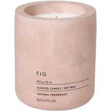 Blomus FRAGA Rose Dust Candle - Fig Scent - 55h Burn Time