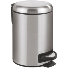 Wenko Leman - Stainless Steel Trash Bin - 3L - Satin Finish