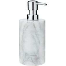 WENKO Onyx Marble Soap Dispenser - 230ml Bathroom Accessory