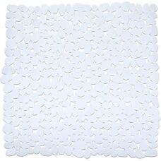 WENKO Paradise Shower Mat - Slip-Resistant, 54x54cm, White
