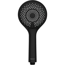 Wenko Water-saving Shower Head - 3 Spray Modes - Black