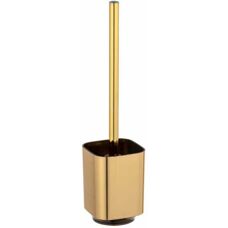 WENKO AURON Gold Toilet Brush - Space Saving & Stylish