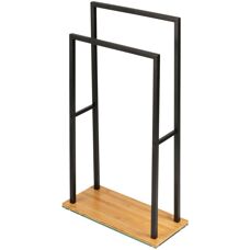 WENKO Bambus Handduksstativ - Modern Loft Badaccessoar