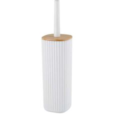 WENKO Rotello Juego de Cepillo y Soporte para Inodoro