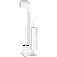 WENKO 21565100 Toiletrolhouder - Vloerstaand Wit