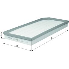 MAHLE LX 1262 Ilmansuodatin - Ilmansuodatin