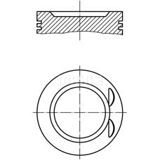 MAHLE BEHR Piston - 033 21 00 - Cylinder bore 82.51mm