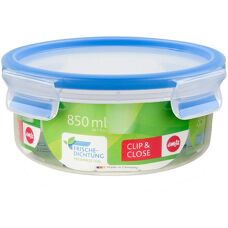 EMSA Marke Modell 508552 Lebensmittelaufbewahrungsbehälter - Runder Schüssel - 0,85L - Transparent