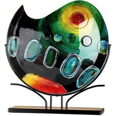 Vase Sunrise de Gilde - Décoration artisanale colorée - Publicité