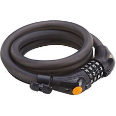 Prophete Zámek na kolo - 150cm, 12mm, Kombinace, LED, Držák