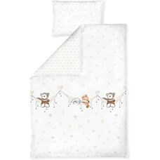 Julius Zöllner Baby Bedding Set - Soft Cotton, 2 pcs, White
