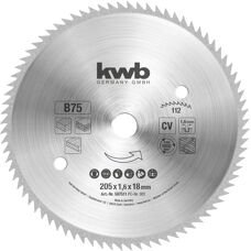 Kwb 587511 Rundsavblad - Holdbart, præcise snit