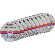 KWB 115mm Metallskivor Set - Tunna, Hållbara, för Stål