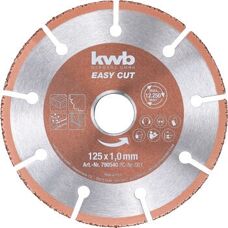 Disco da taglio in carburo KWB 125mm - Legno Plastica Rame