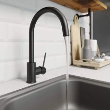Grifo de Cocina LENZ LIO - Giratorio, Latón, Diseño Moderno