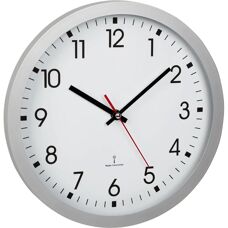 TFA Dostmann 60.3522.02 Wand/Schreibtischuhr - Silber