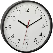 TFA Dostmann 60.3550.01 Wand/Schreibtischuhr - Analog, Schwarz, 24,5cm