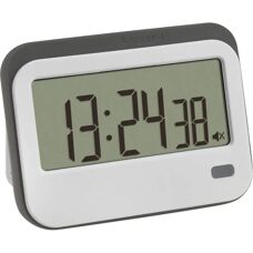 TFA Dostmann Digital Timer - Stopwatch & Alarm, White/Gray