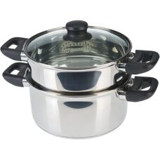 Axentia Bio-Dünster - Casserole et Vapeur en Inox - 20cm - Publicité