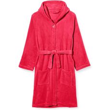 Playshoes Unisex Kinder Fleece-Bademantel - 170/176 - Rosa