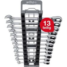 Wiha 44661 Rengaskierreavaimien setti - 8-19mm, 12 kpl