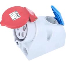 Schwabe Wall Socket 60438 - Industrial IP44 400V/32A 5-Pole