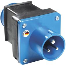 Adaptateur CEE AS-Schwabe - 230V / 16A, IP44, avec Capot - Pour Caravaning