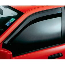 ClimAir Dacia Lodgy Windabweiser - Vorderseite, Rauchgrau