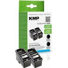 KMP H25D Bläckpatron - 2-Pack Svart - Bläckpatron